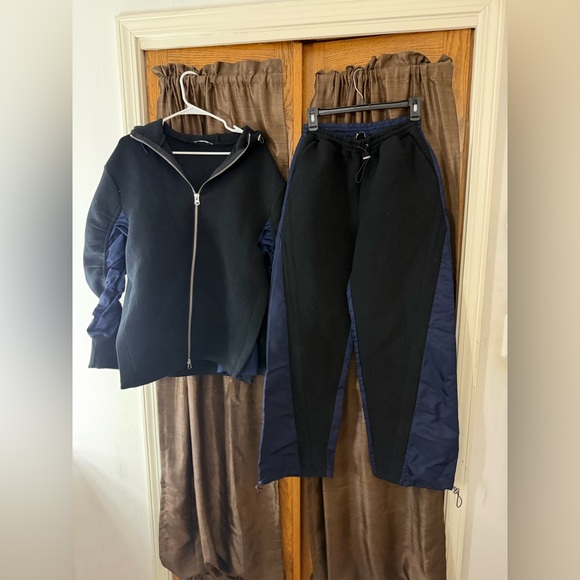 Zara Women’s Navy/Black Tracksuit Drawstring Pants
sz M/28 & Jacket Size S / 26 - Picture 10 of 16